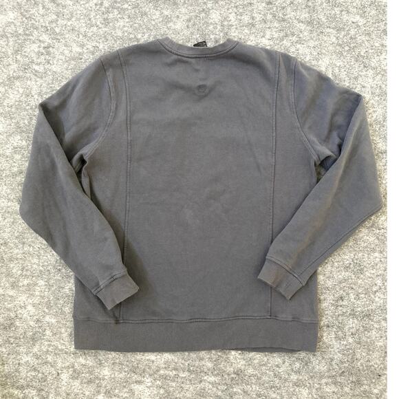 511 TACTICAL Sweater Men large Long Sleeve Pullover Pocket Crewneck Gray Hiking - Picture 6 of 7